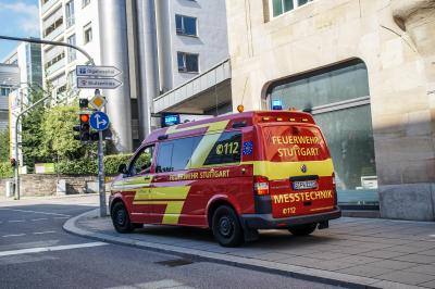 Stuttgart-Mitte: Gasalarm loest Feuerwehreinsatz in Olgahospital aus